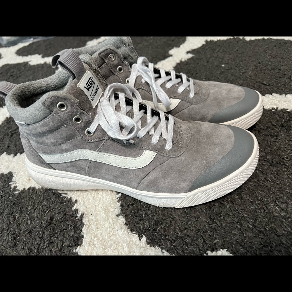 Mens grey suede Vans